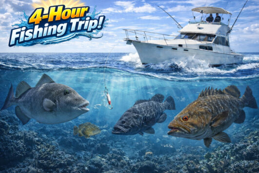 Pesca de Altamar de 4 Horas (WanderLust de 38 Pies)