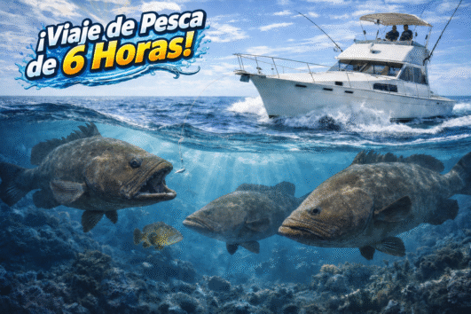 Pesca de Altamar de 6 Horas (WanderLust de 38 Pies)