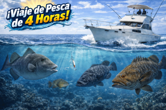 Pesca de Altamar de 4 Horas (WanderLust de 38 Pies)