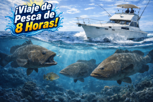 Pesca de Altamar de 8 Horas (WanderLust de 38 Pies)
